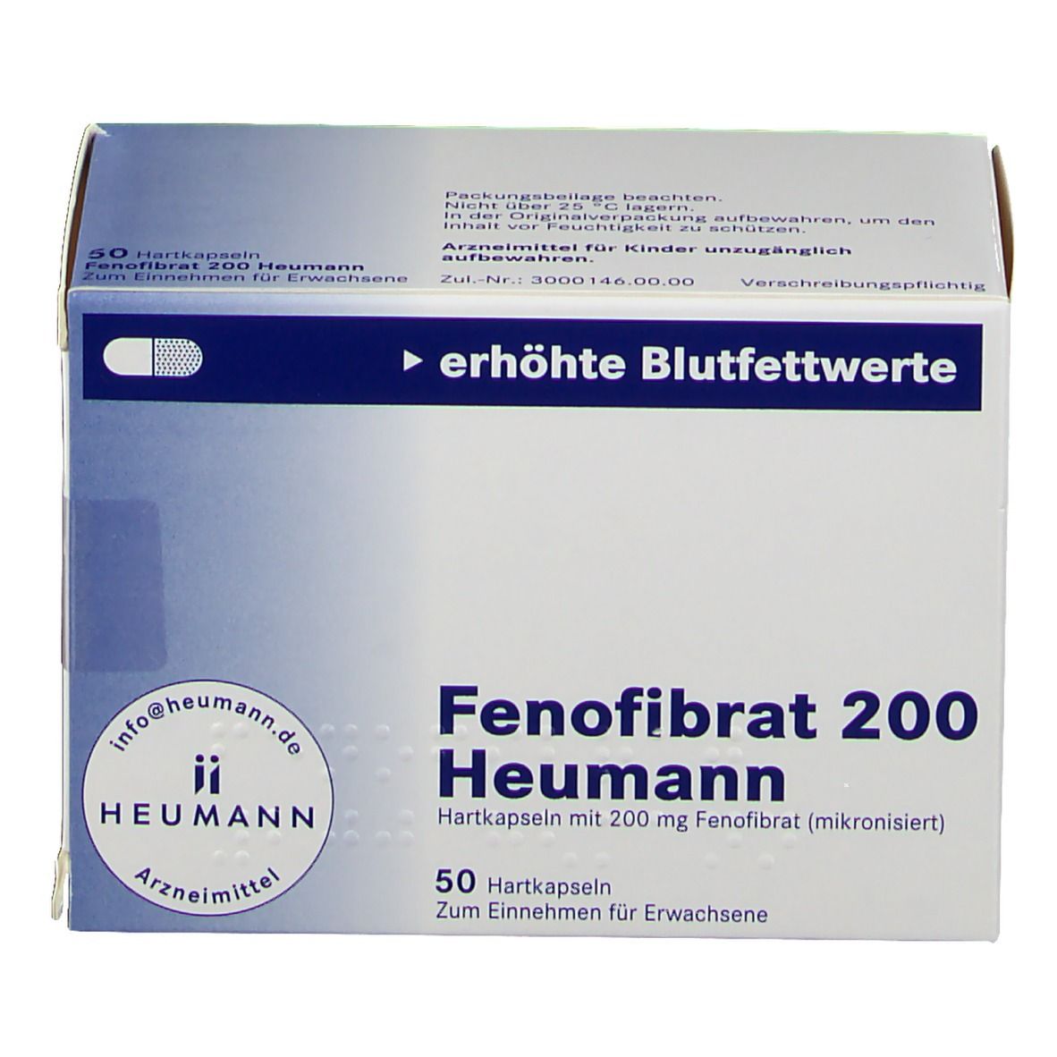 Fenofibrat 200 Heumann 50 St mit dem E-Rezept kaufen - Shop Apotheke