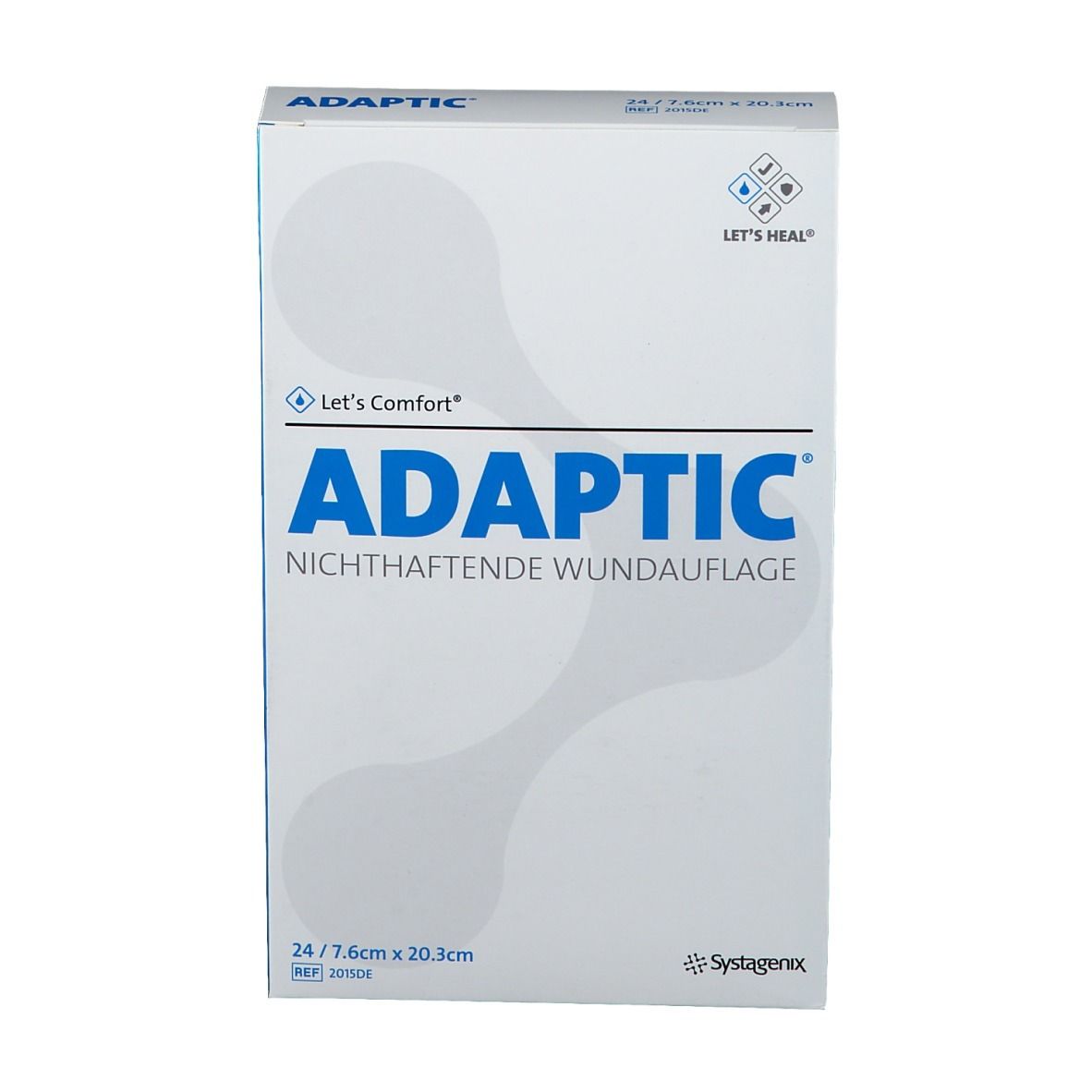 ADAPTIC® Nichthaftender Wundverband 7,6 cm x 20,3 cm