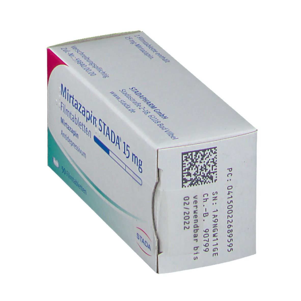 Mirtazapin Stada 15 mg Filmtabletten 50 St