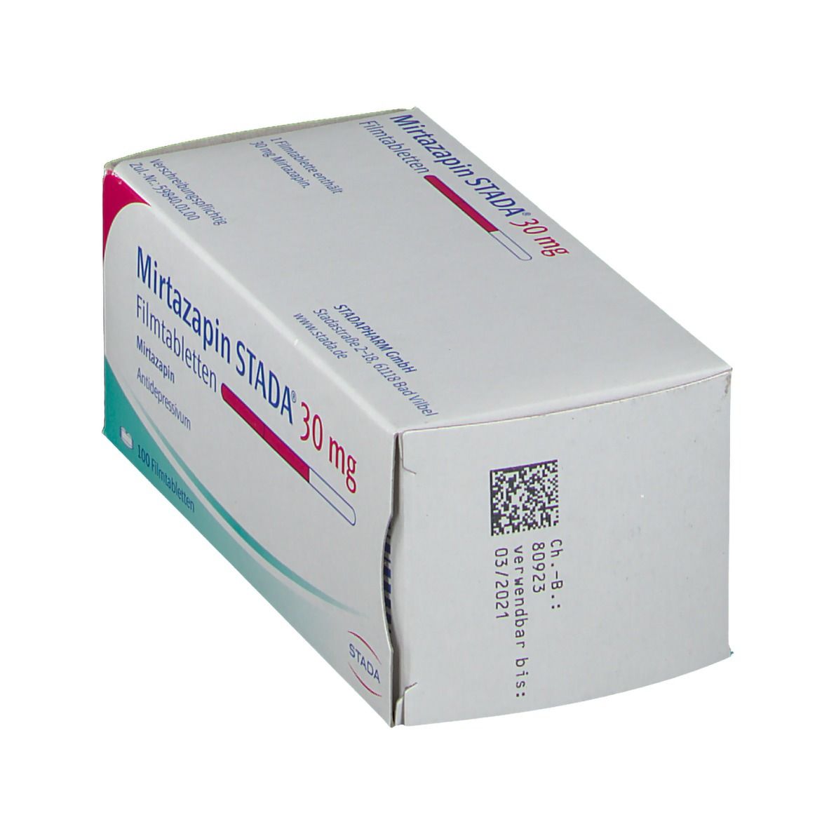 Mirtazapin Stada 30 mg Filmtabletten 100 St