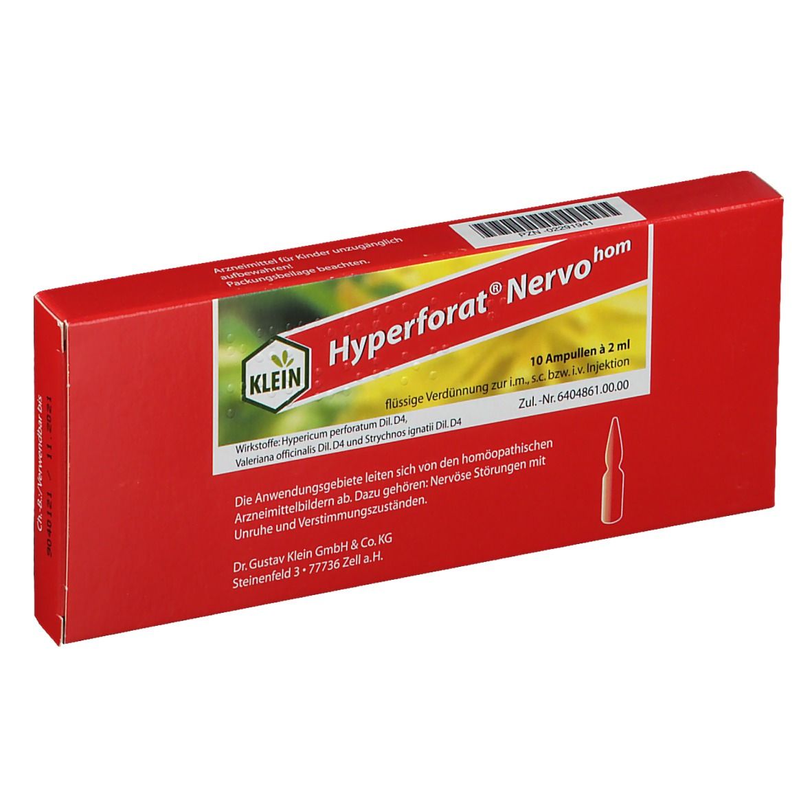 Hyperforat Nervohom Injektionslösung 10x2 ml