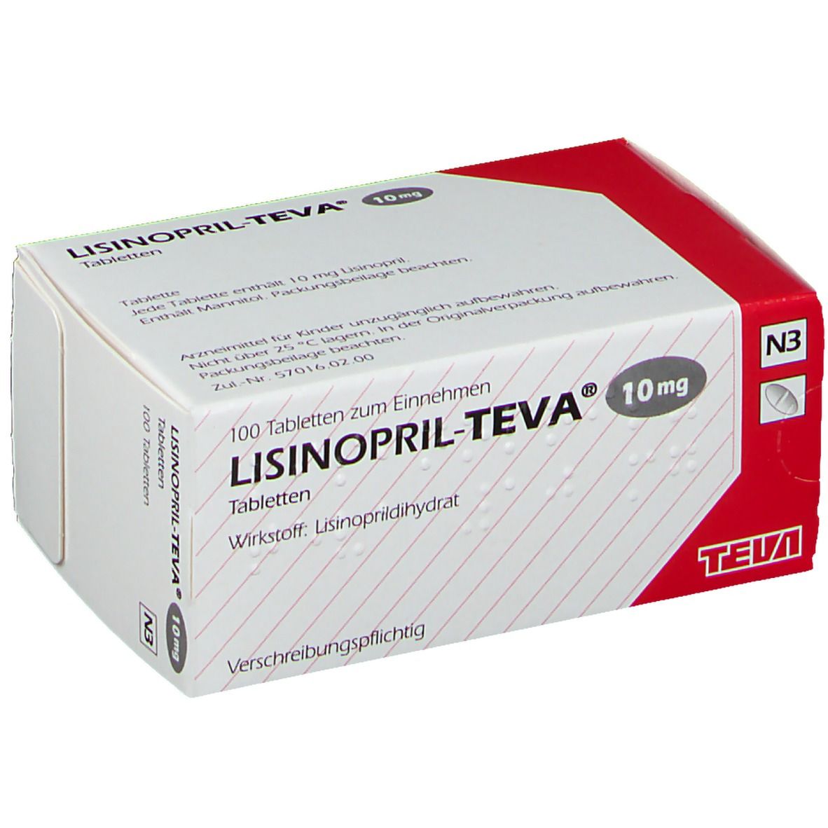 LISINOPRIL-TEVA® 10 mg