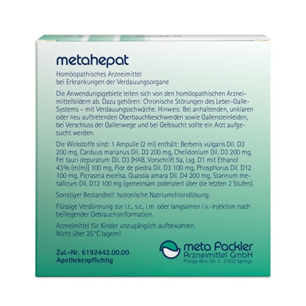 metahepat Ampullen