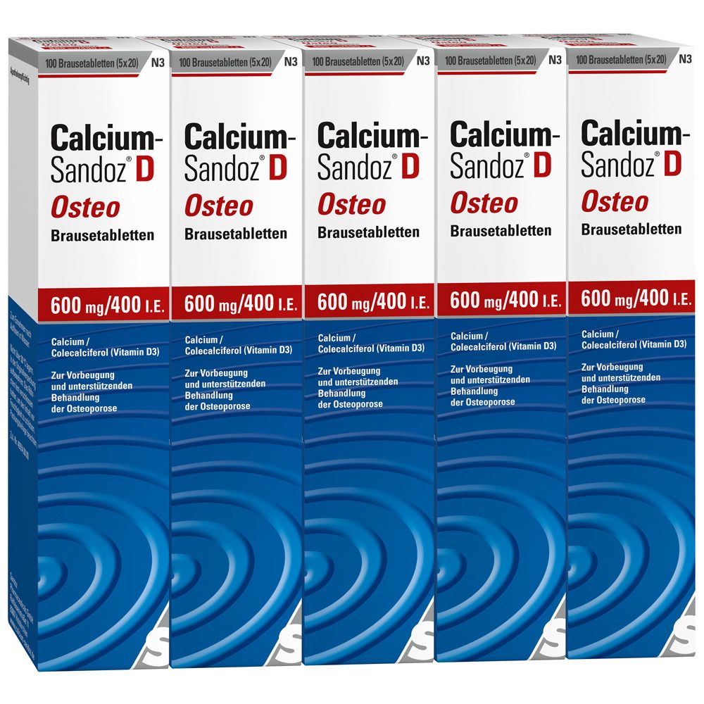 Calcium-Sandoz® D Osteo 600 mg/400 mg I.e.
