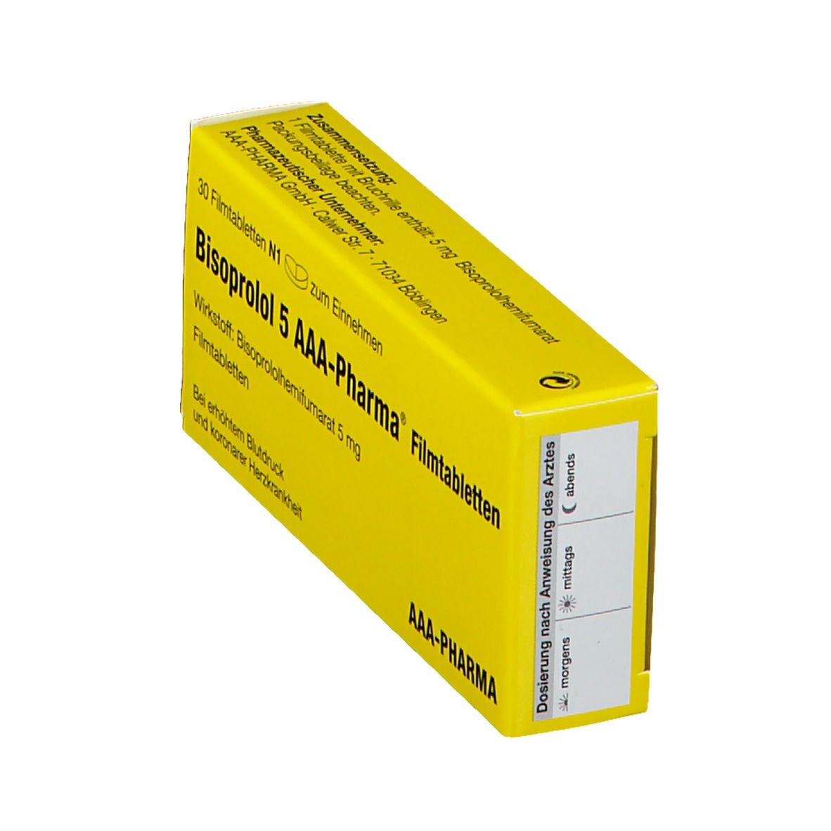 Bisoprolol 5 mg AAA-Pharma®