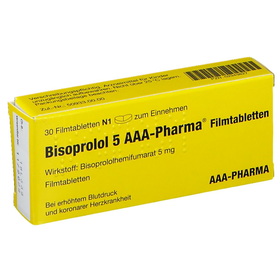 Bisoprolol 5 mg AAA-Pharma®
