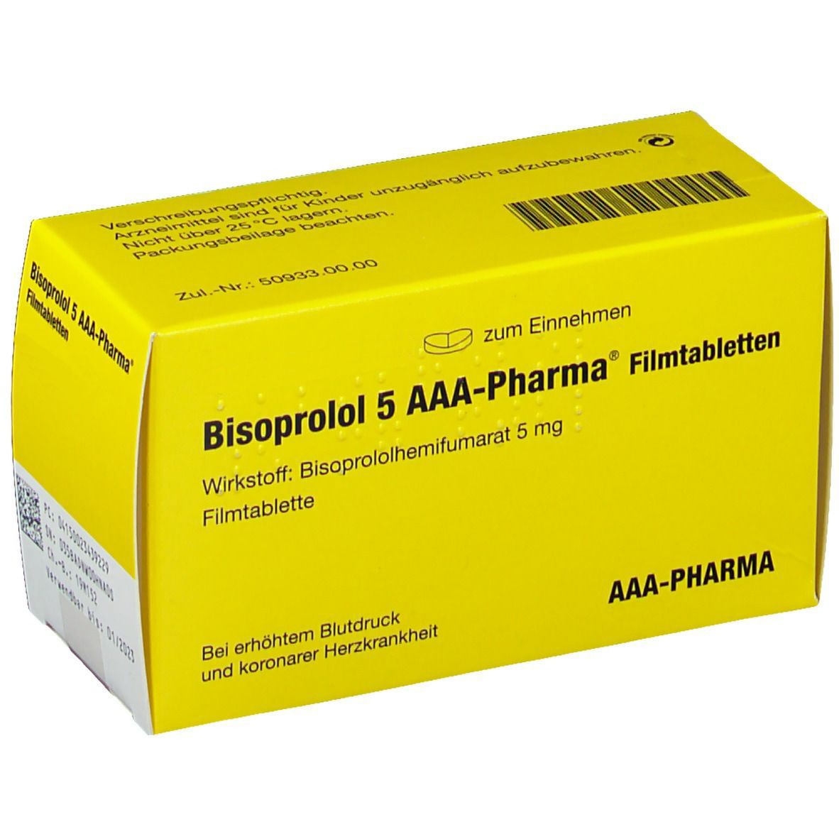 Bisoprolol Mg Aaa Pharma St Mit Dem E Rezept Kaufen Shop Apotheke