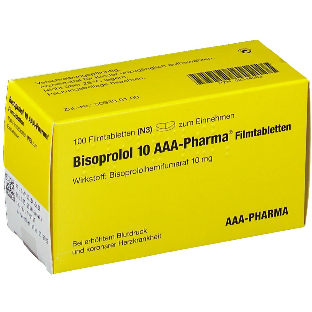 Bisoprolol 10Mg AAA® Pharma