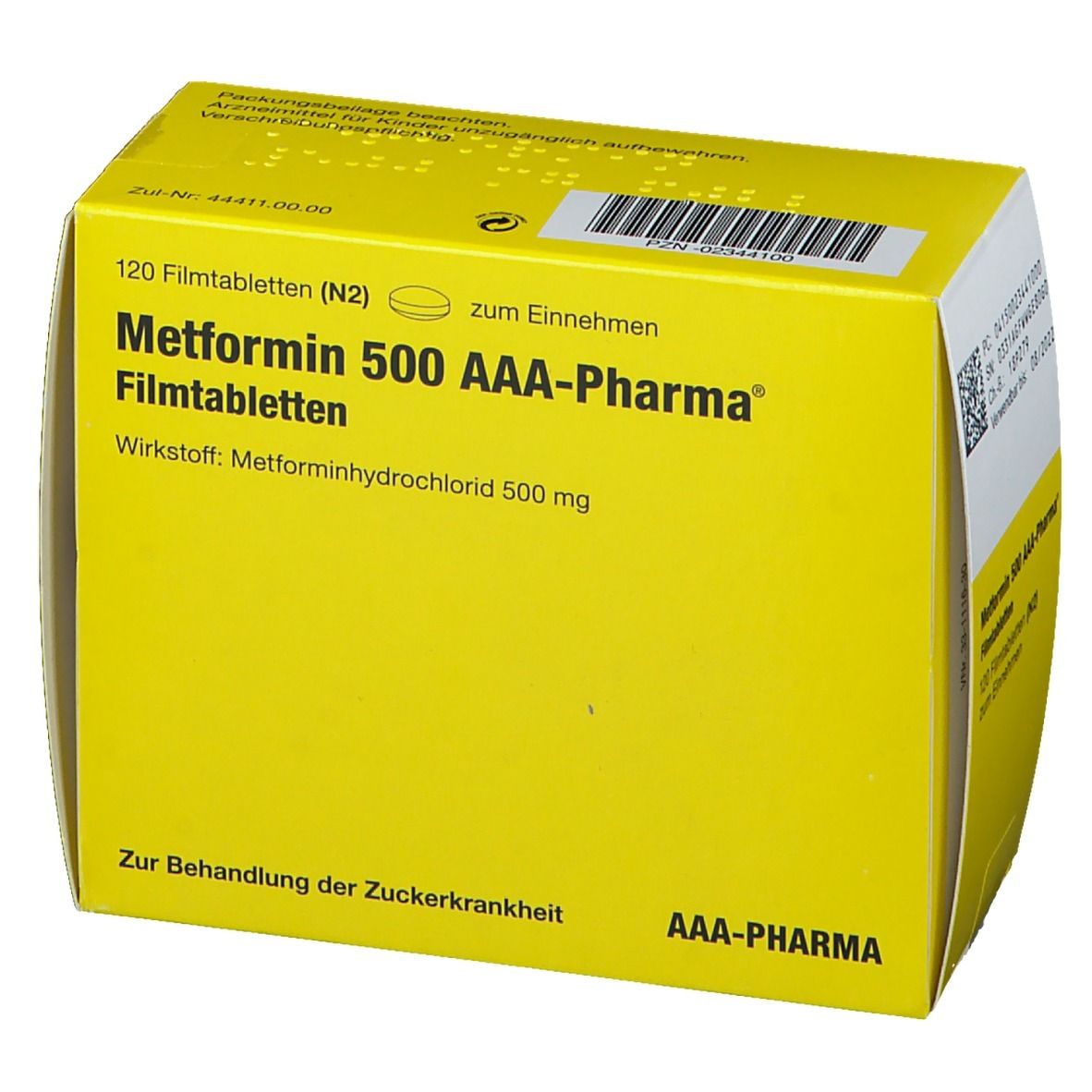 Metformin 500Mg AAA® Pharma