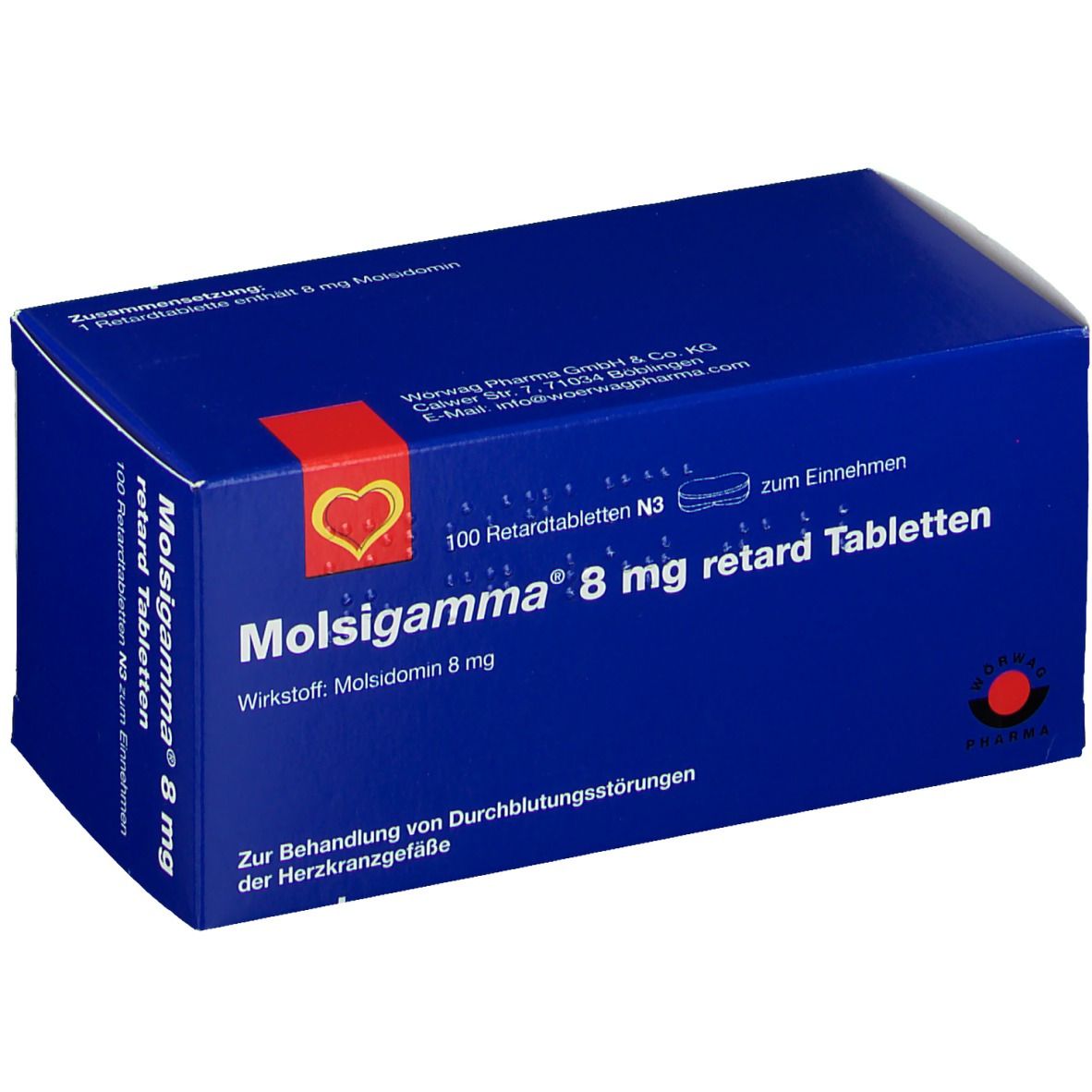 MOLSIGAMMA 8 mg Retardtabletten