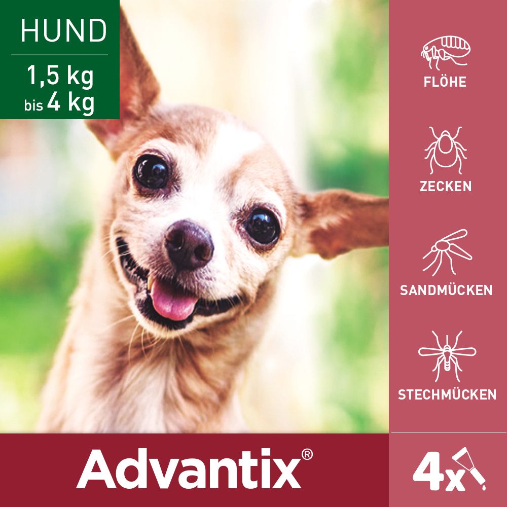 Advantix® Spot on für Hunde bis 4 kg