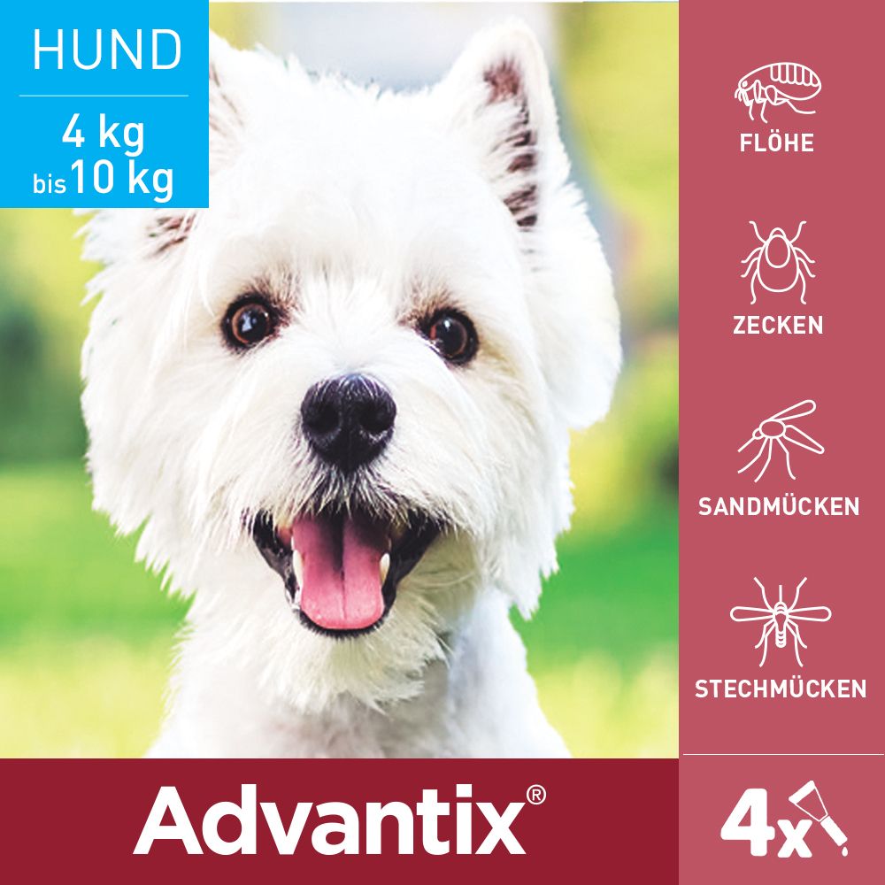 Advantix® Spot on für Hunde 4 - 10 kg