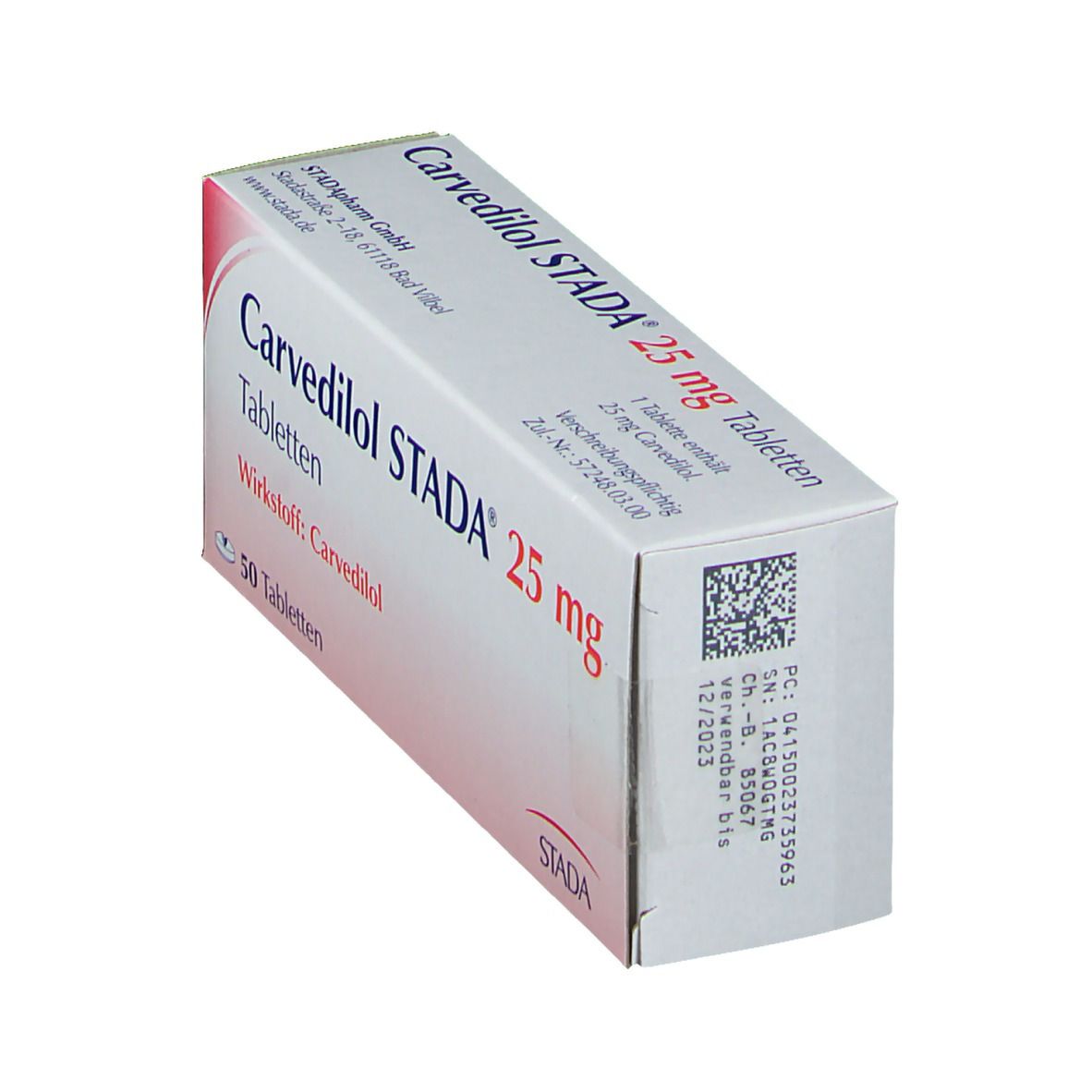 Carvedilol Stada 25 mg Tabletten 50 St