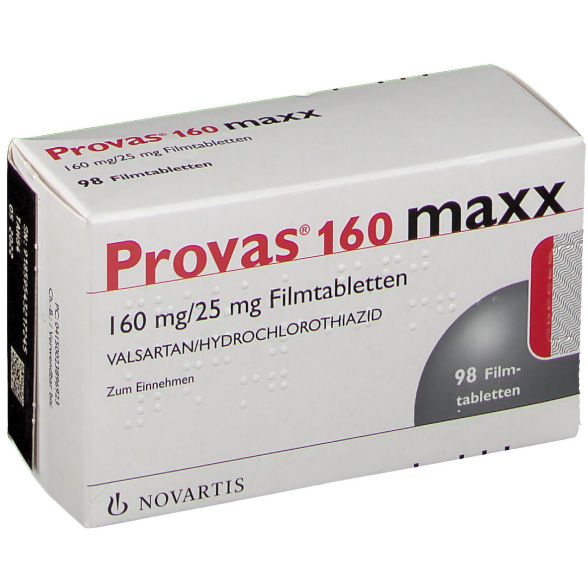 Provas® 160 maxx 160 mg/25 mg
