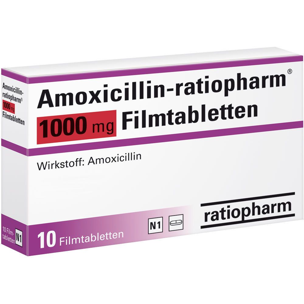 Amoxicillin-ratiopharm® 1000 mg