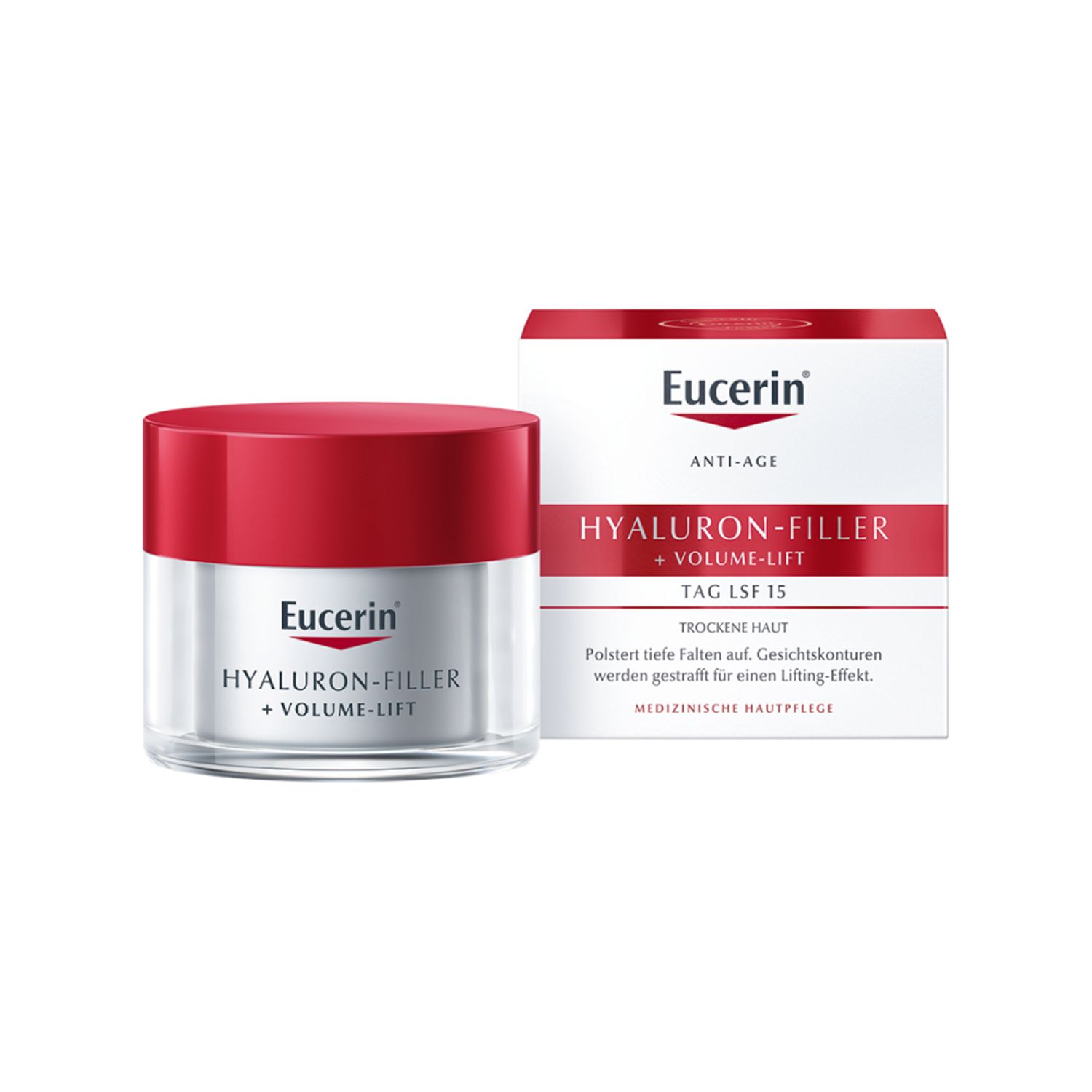 Eucerin® HYALURON-FILLER + Volume-Lift Tagespflege für trockene Haut + Eucerin Hyaluron-Filler Intensiv-Maske GRATIS