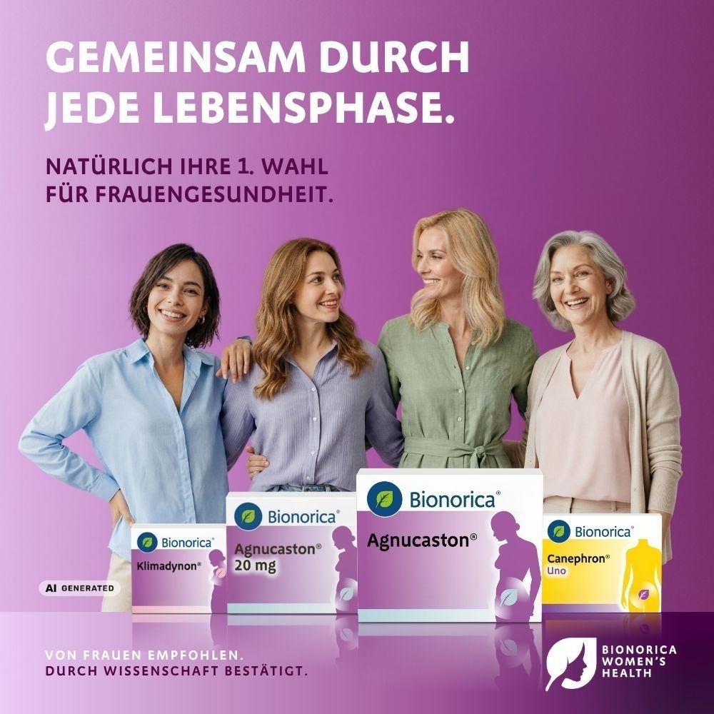Agnucaston Packung mit 90 Filmtabletten, pflanzliches Mittel bei Regelbeschwerden.