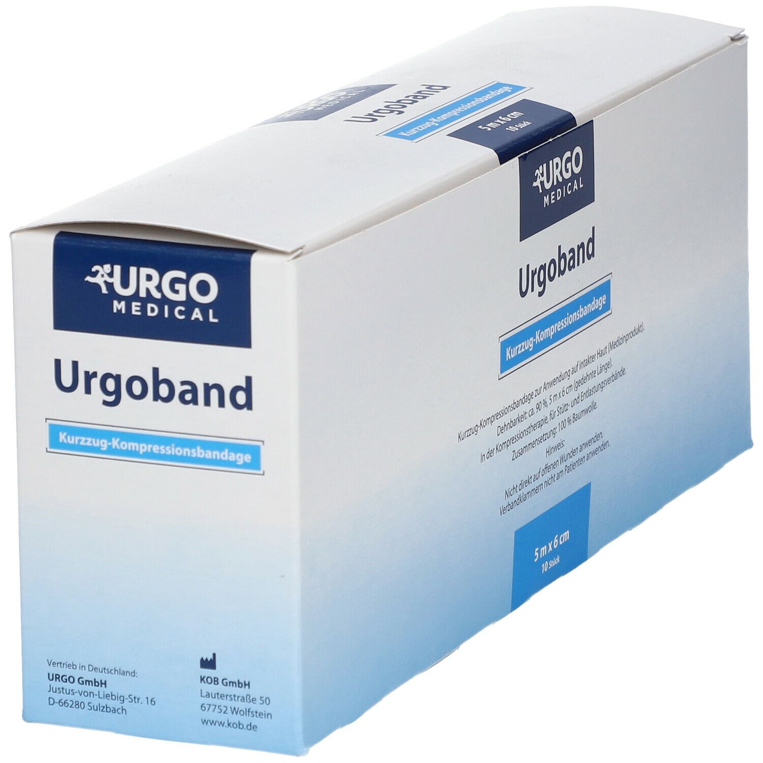 Urgoband Kurzzug-Kompressionsbandage 5 m x 6 cm