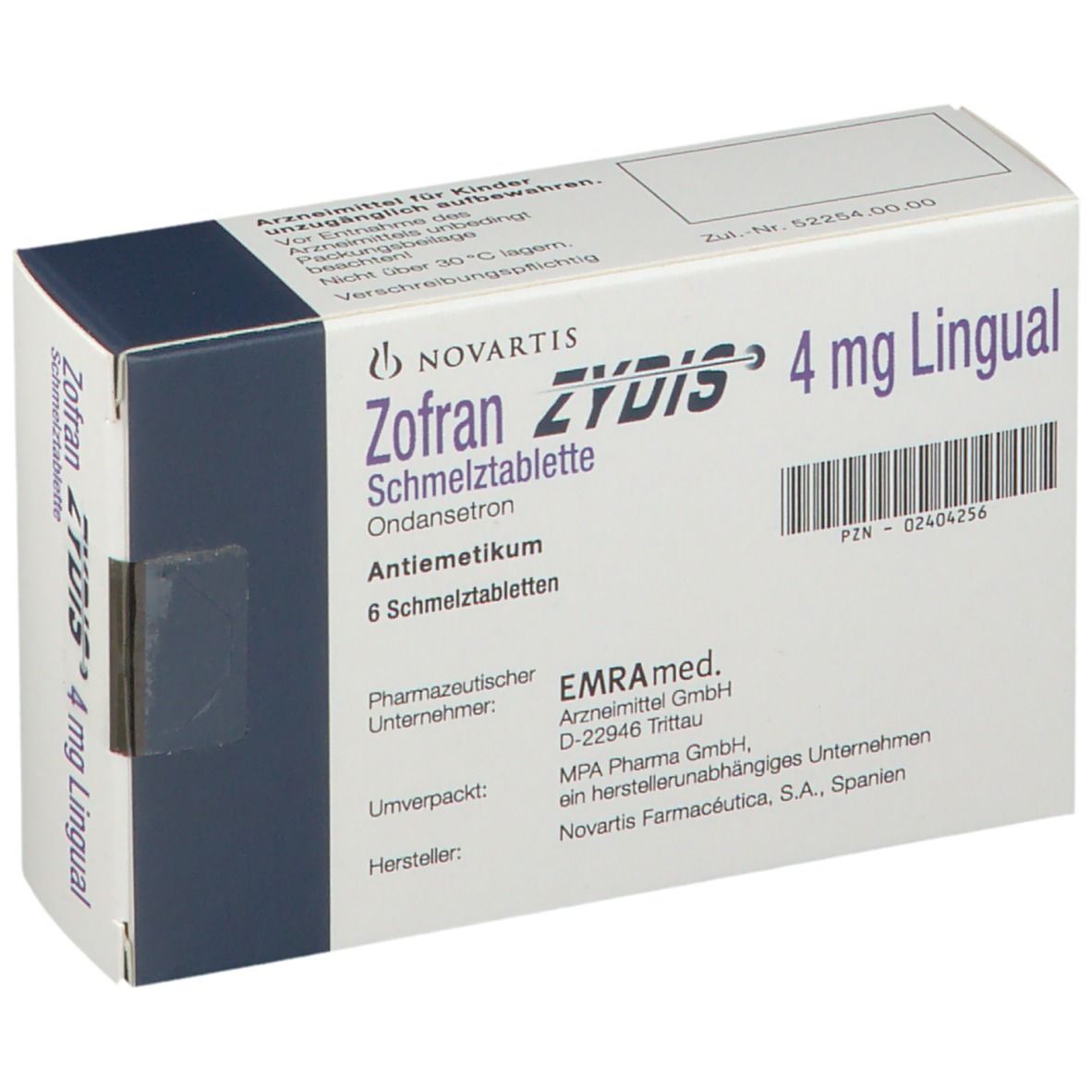 Zofran 4 mg Zydis Lingual