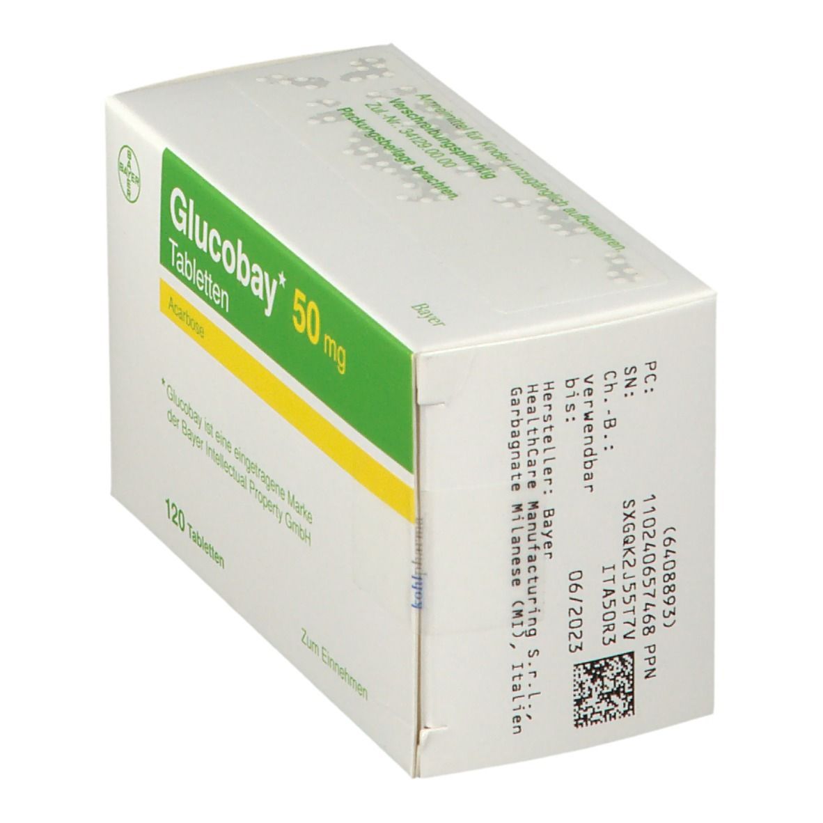 Glucobay 50 mg Tabletten 120 St