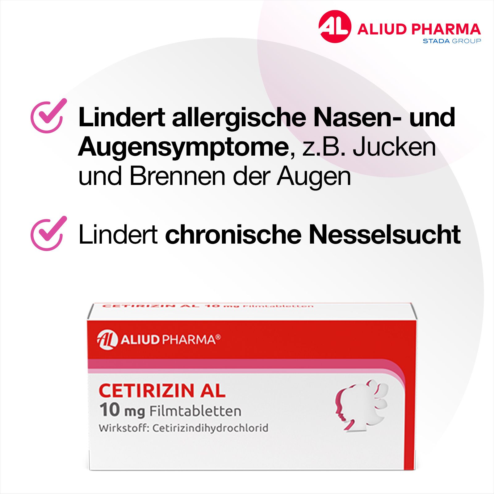 Cetirizin AL 10 mg Filmtabletten bei Heuschnupfen