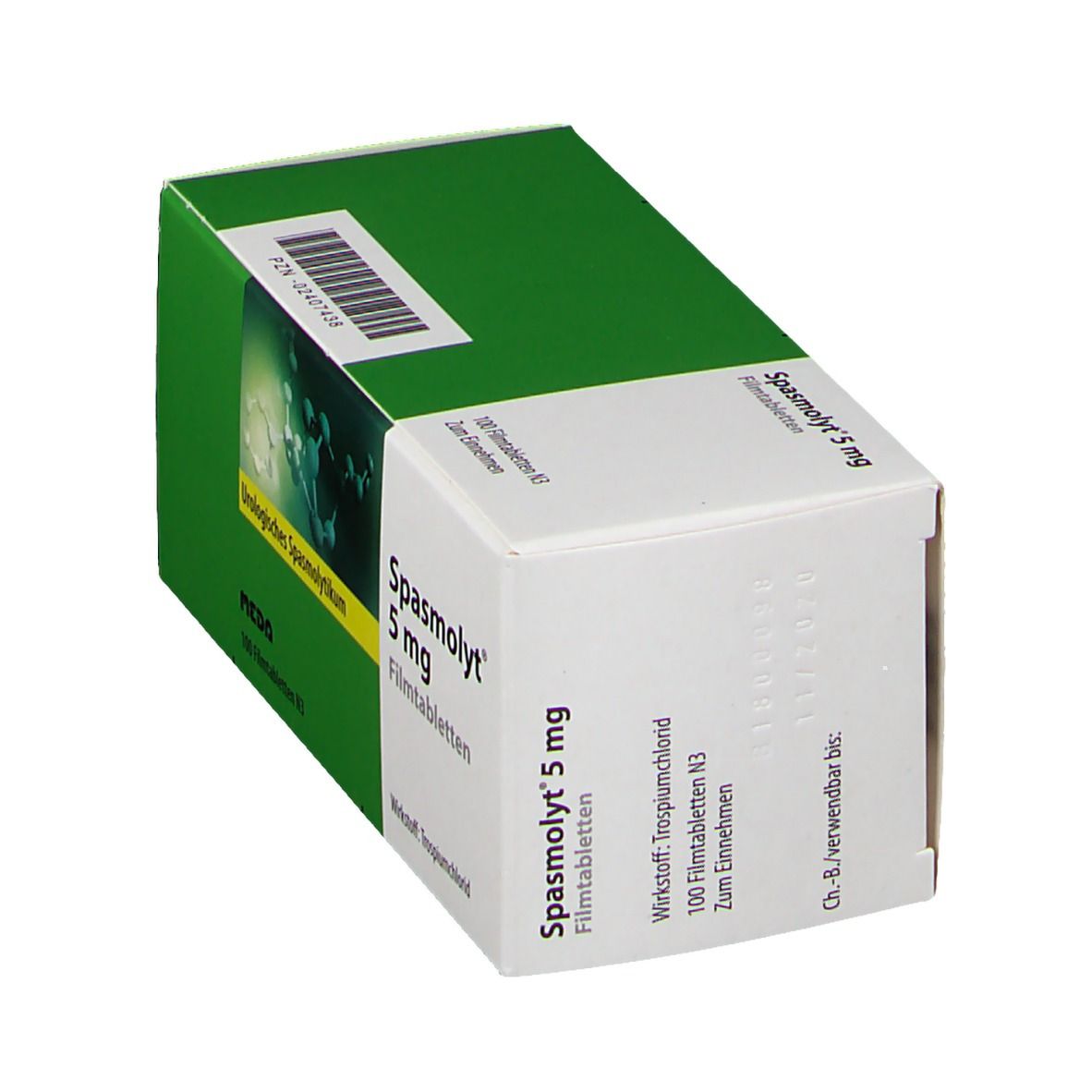 Spasmolyt 5 mg Filmtabletten 100 St