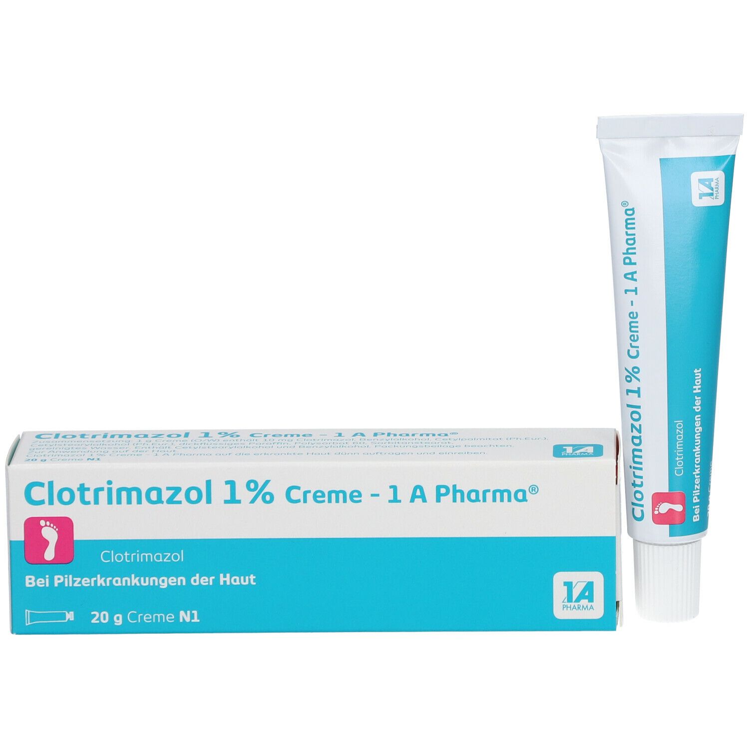 Clotrimazol 1% Creme - 1A Pharma®