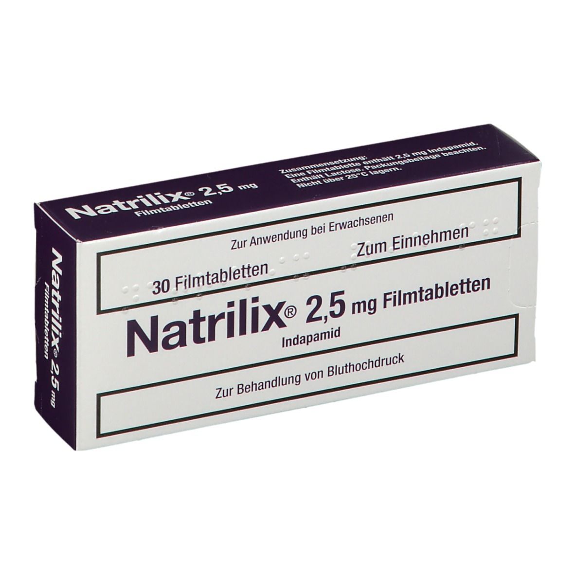 Natrilix 2,5 mg Filmtabletten 30 St