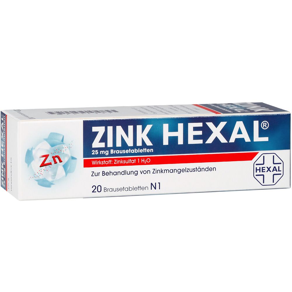 Zink Hexal® 25 mg Brausetabletten