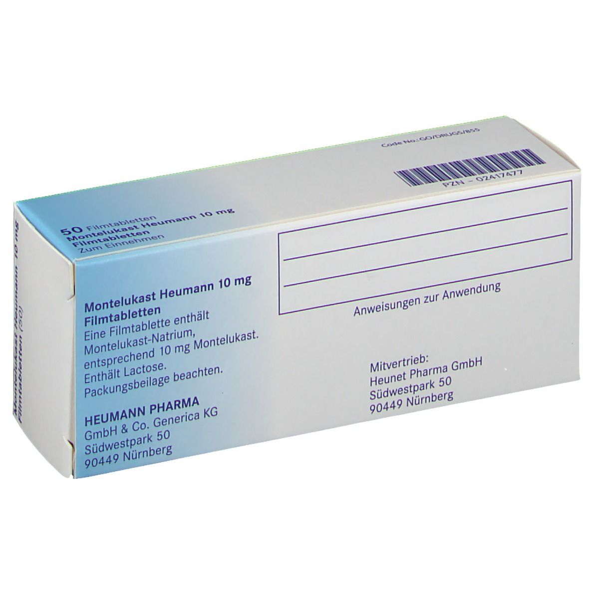 Montelukast Heumann 10 mg