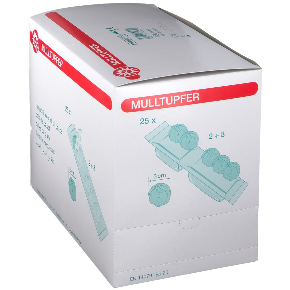 Mulltupfer steril 25 St - Shop Apotheke