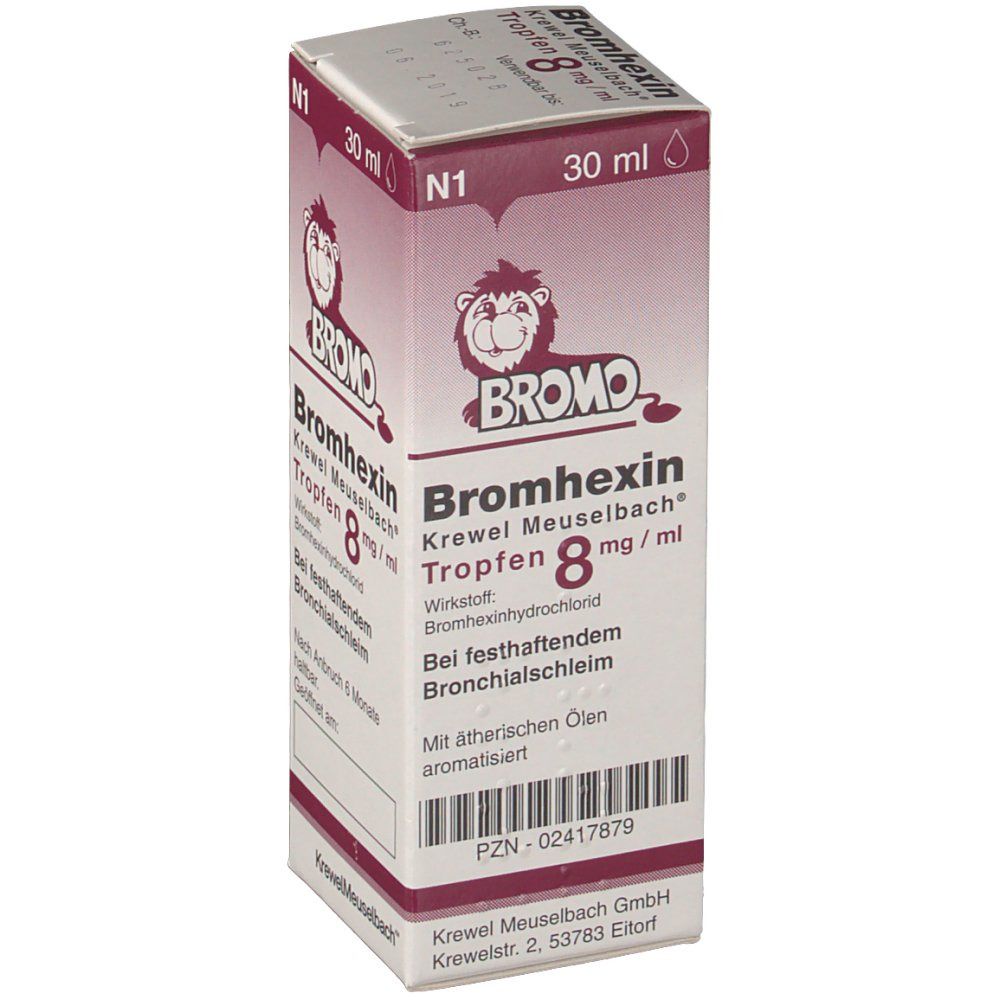 Bromhexin Krewel Meuselbach® Tropfen 8mg/ml