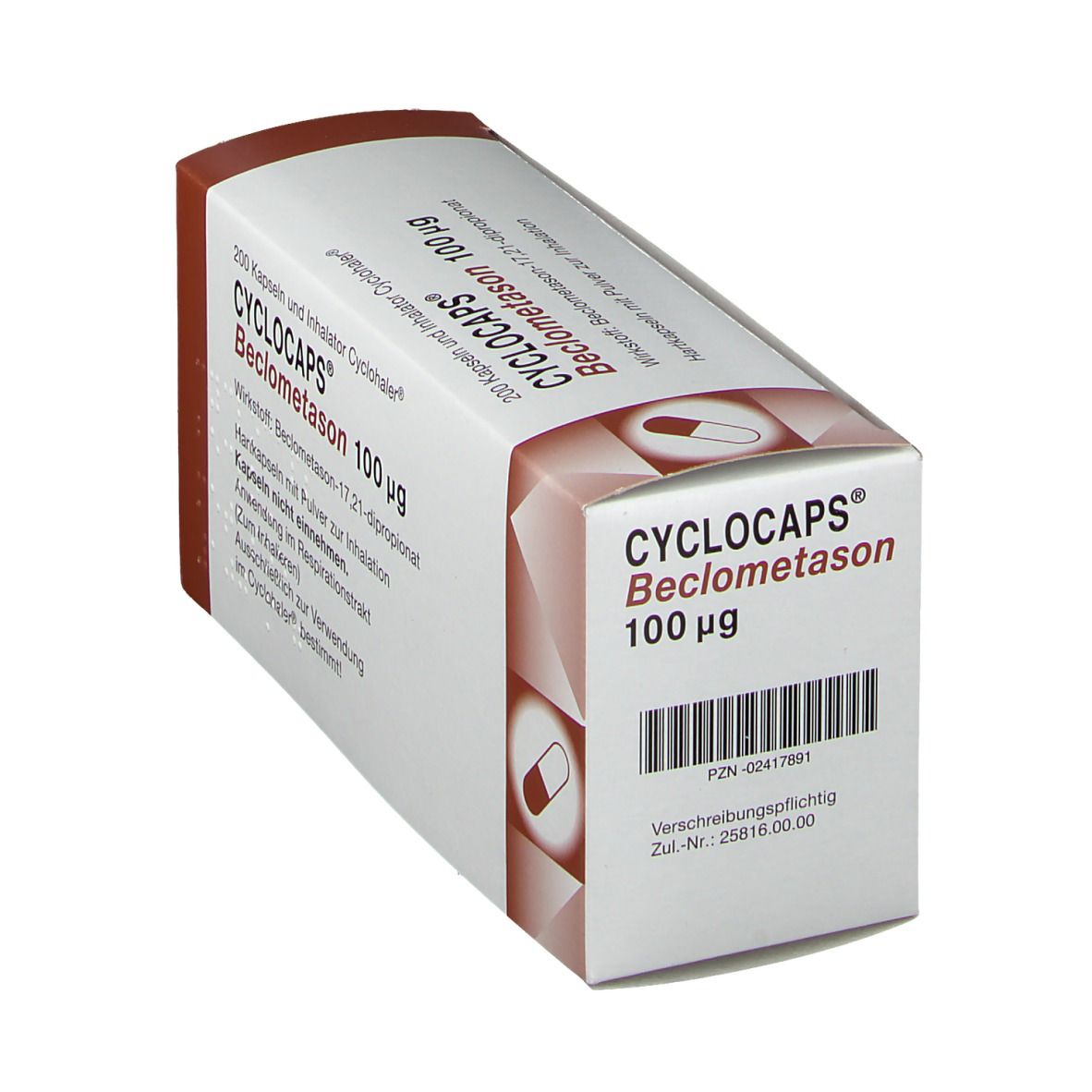 Cyclocaps Beclometason 100ug Inh.Kaps.+Cycloh.
