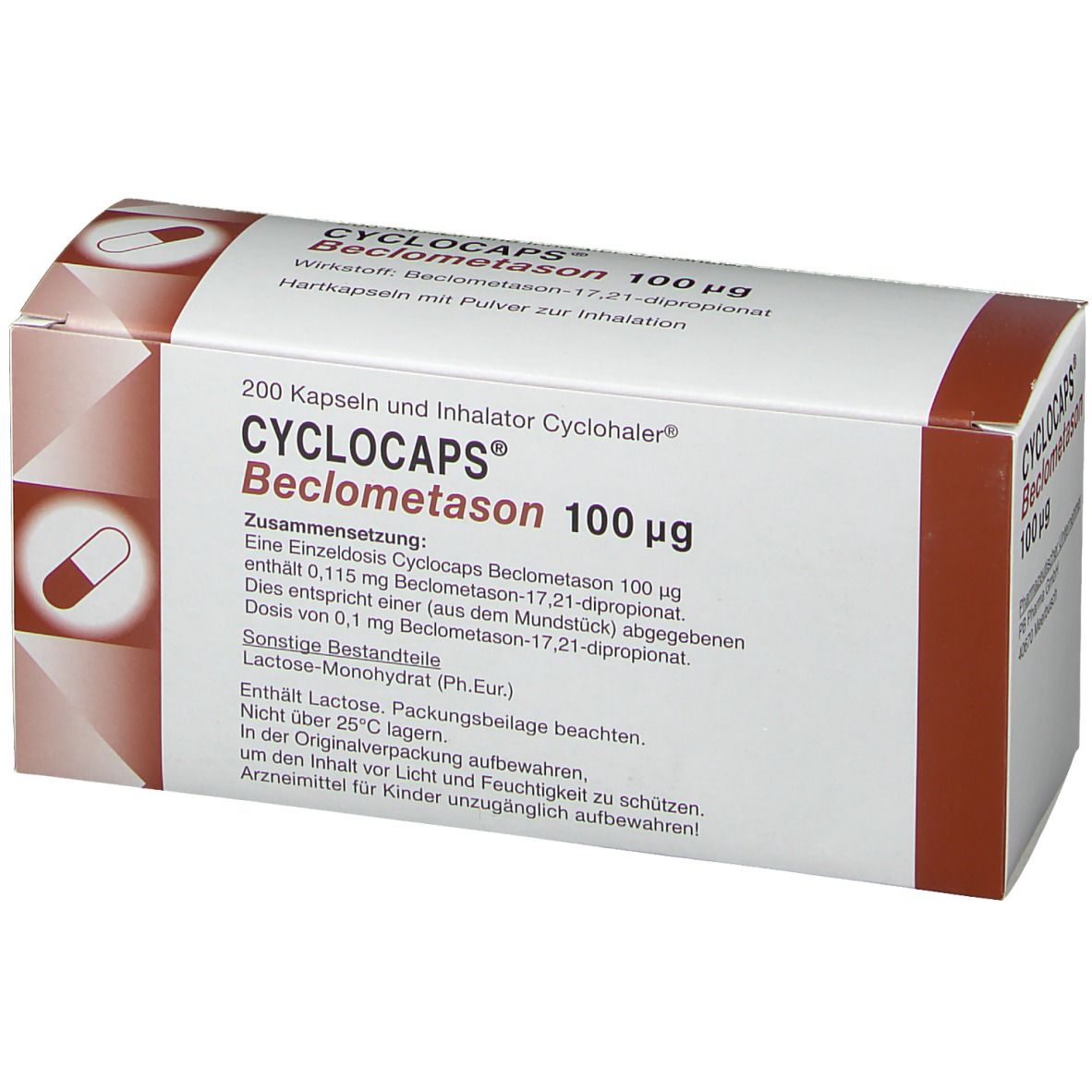 Cyclocaps Beclometason 100ug Inh.Kaps.+Cycloh.