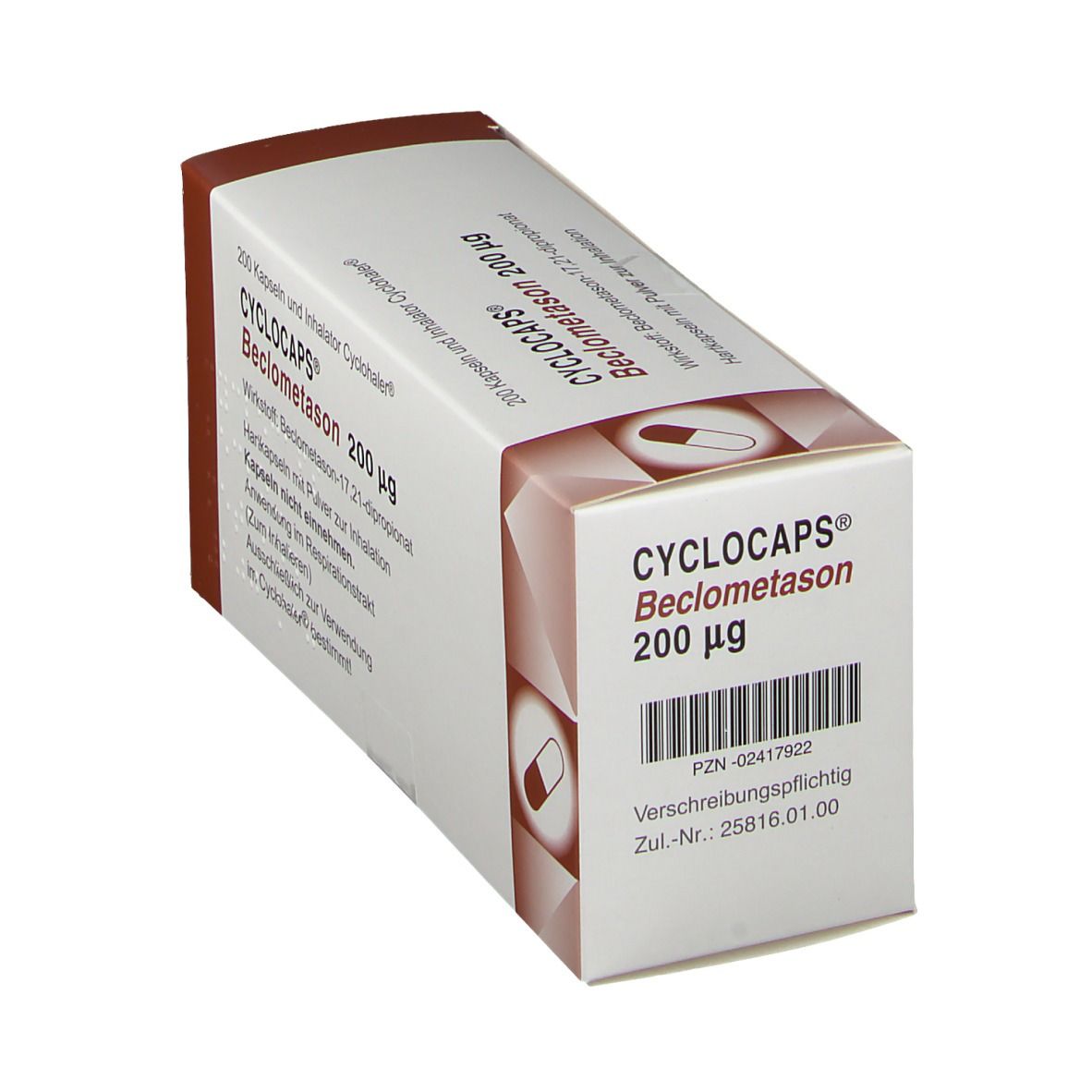 Cyclocaps Beclometason 200ug Inh.Kaps.+Cycloh.