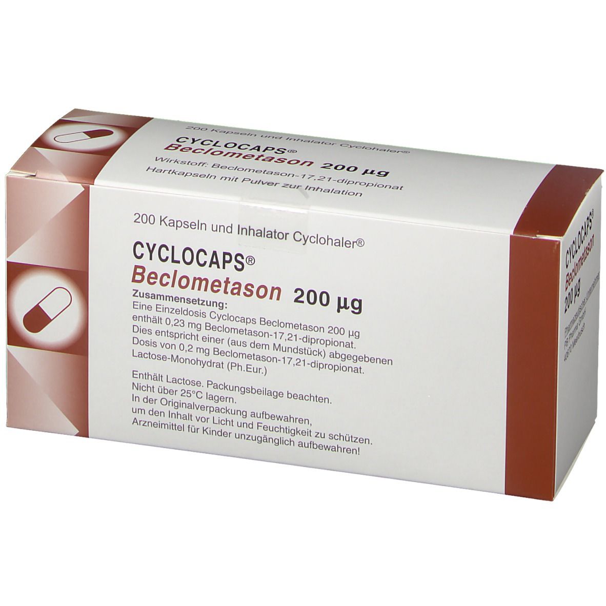 Cyclocaps Beclometason 200ug Inh.Kaps.+Cycloh.