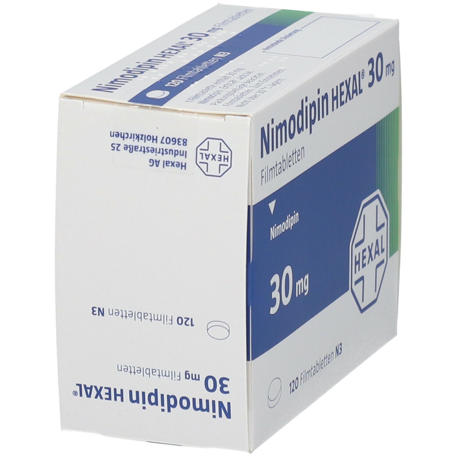 Nimodipin Hexal 30 mg Filmtabletten 120 St