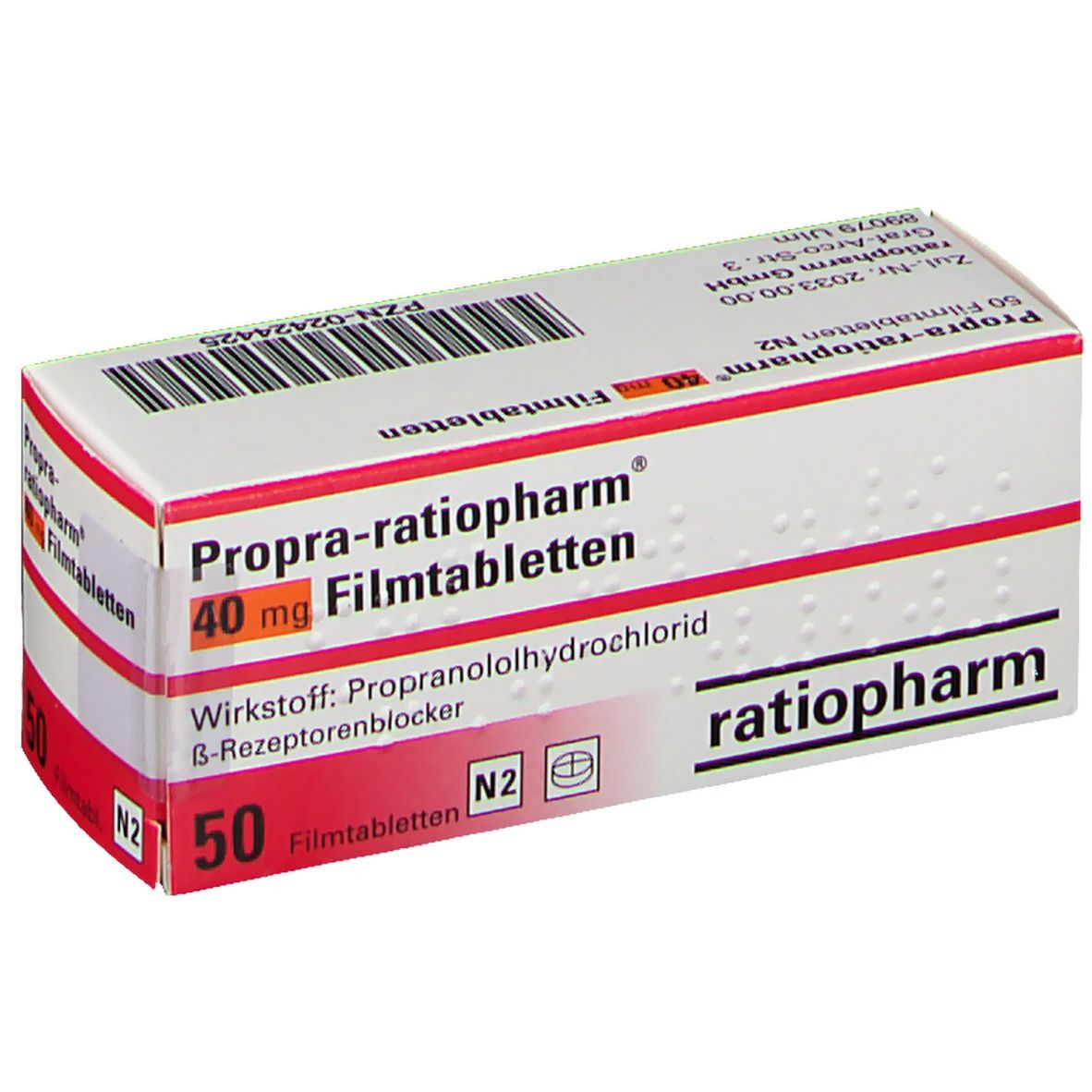 Propra-ratiopharm® 40 mg