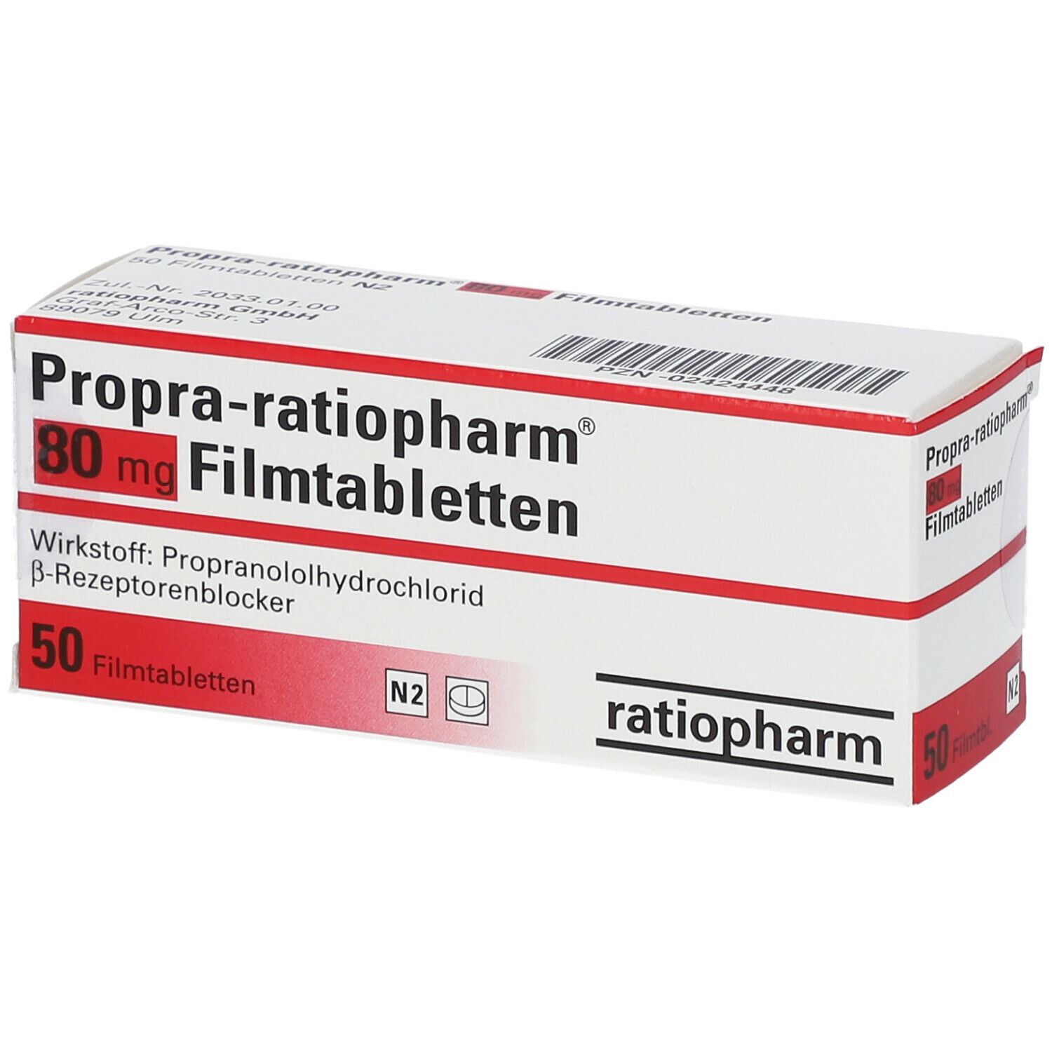 Propra-ratiopharm® 80 mg
