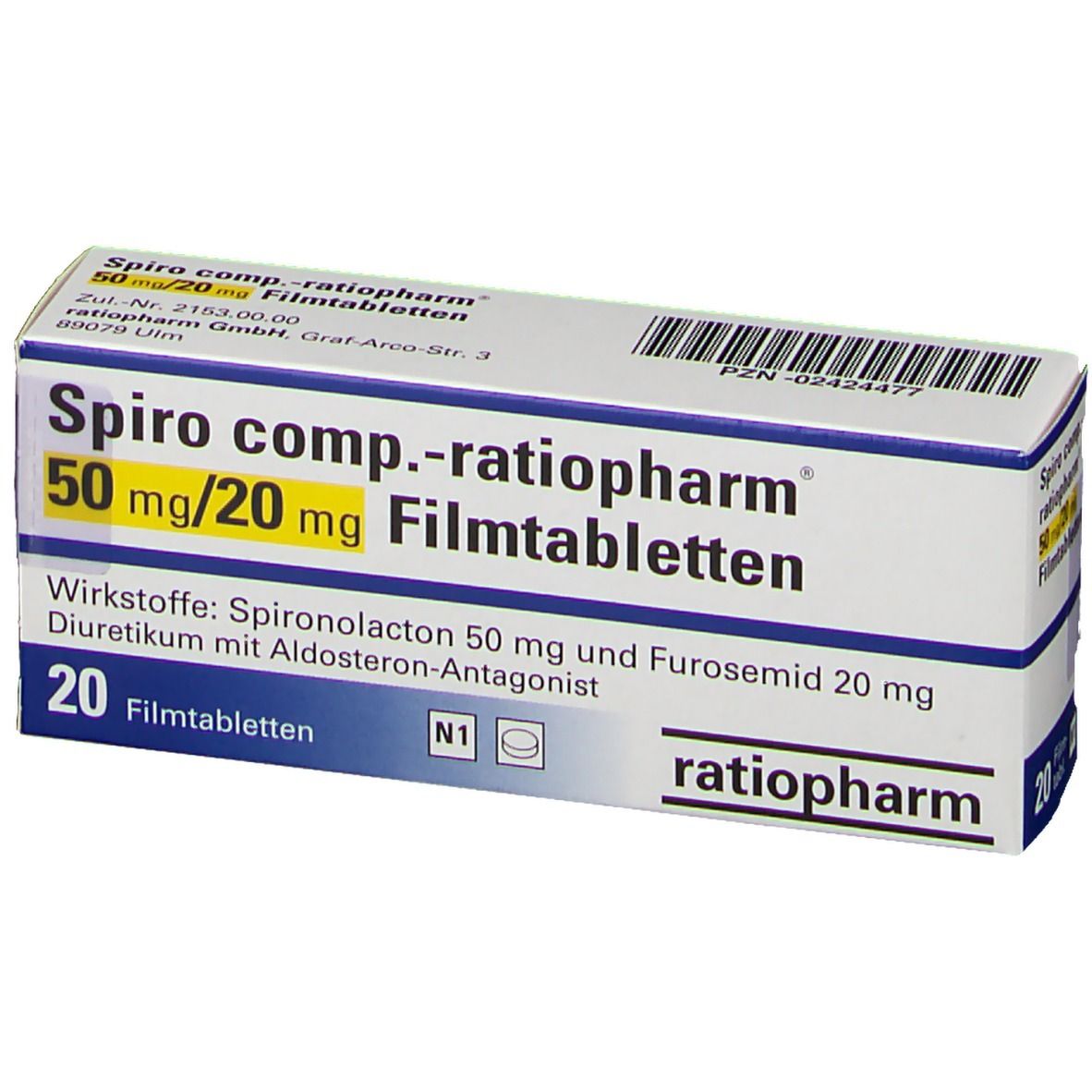Spiro Injections Spiro comp.-ratiopharm® 50 mg/20 mg 20 St - shop-apotheke.com