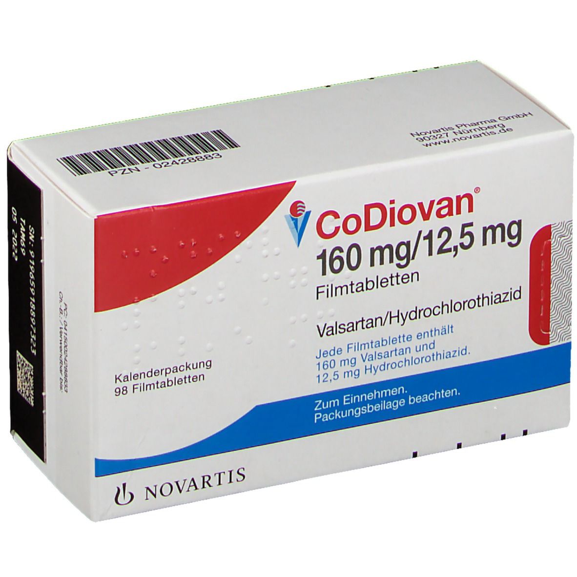 CoDiovan® 160 mg/12,5 mg