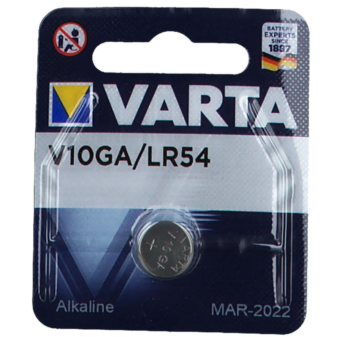 VARTA V10GA/LR54 Knopfzelle