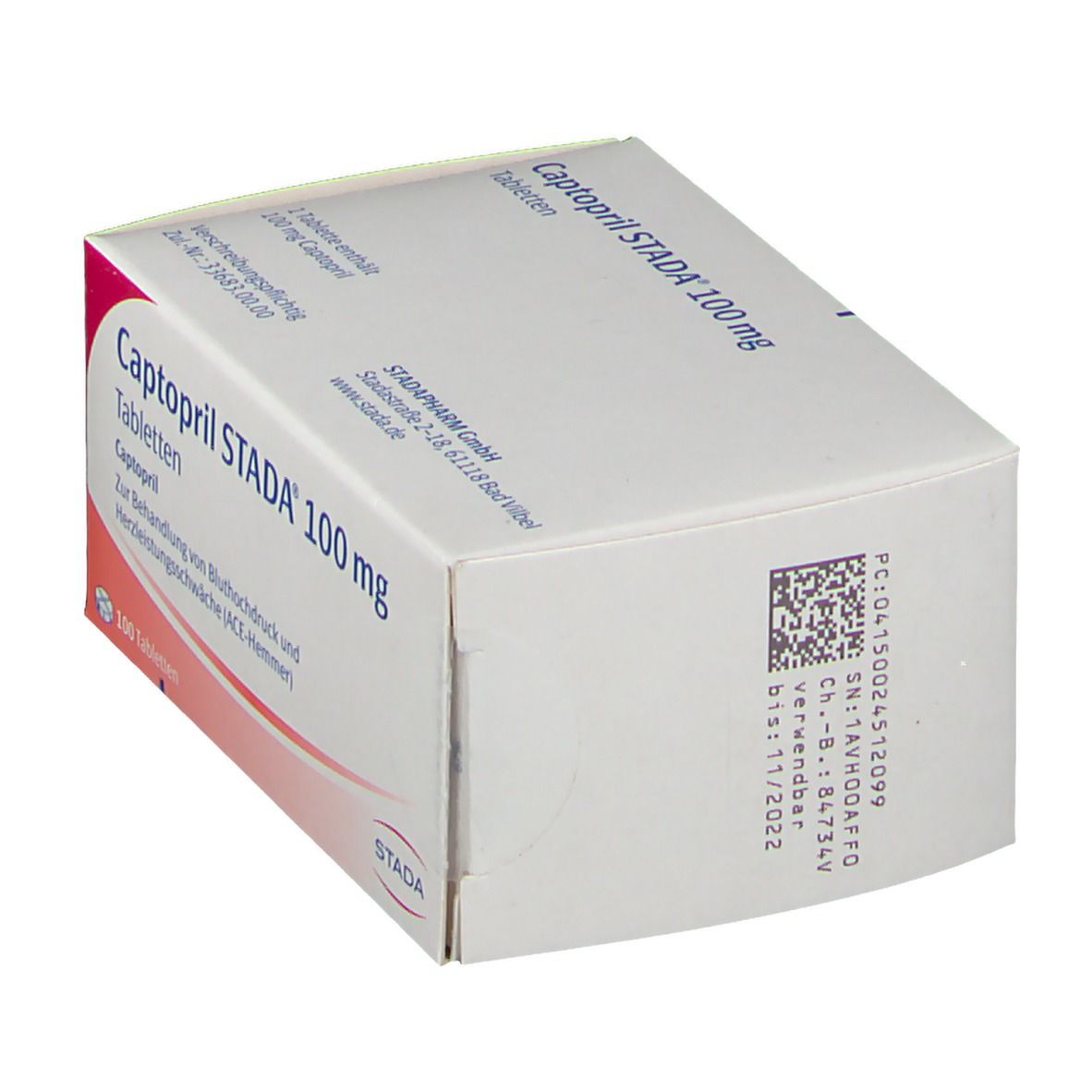 Captopril Stada 100 mg Tabletten St