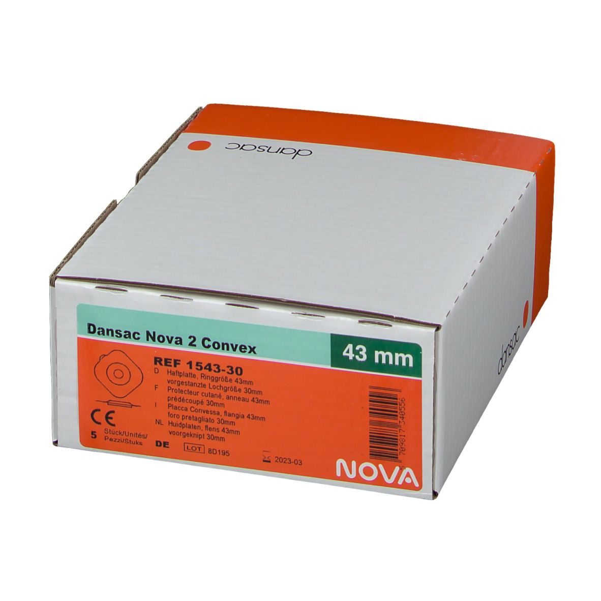 Dansac Nova 2 Convex Basisplatte RR43 30 mm