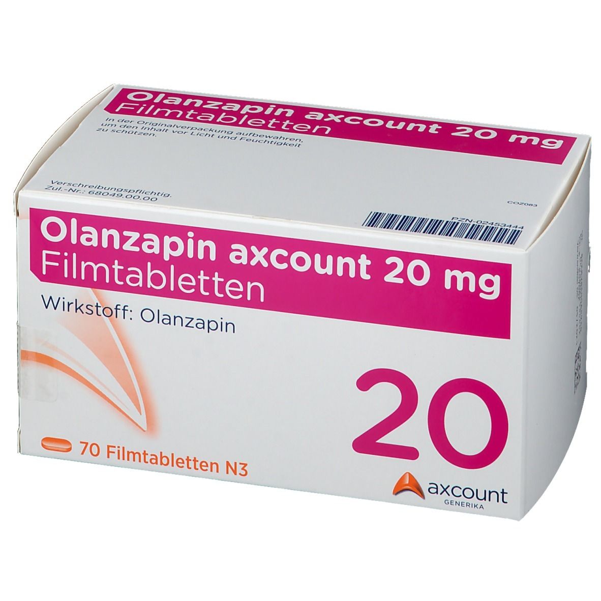 Olanzapin axcount 20 mg