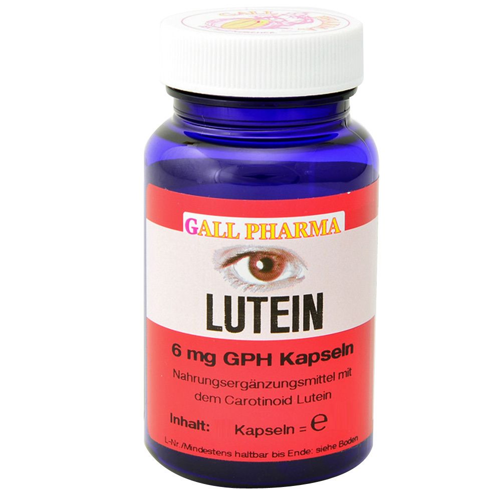 GALL PHARMA Lutein 6 mg GPH Kapseln