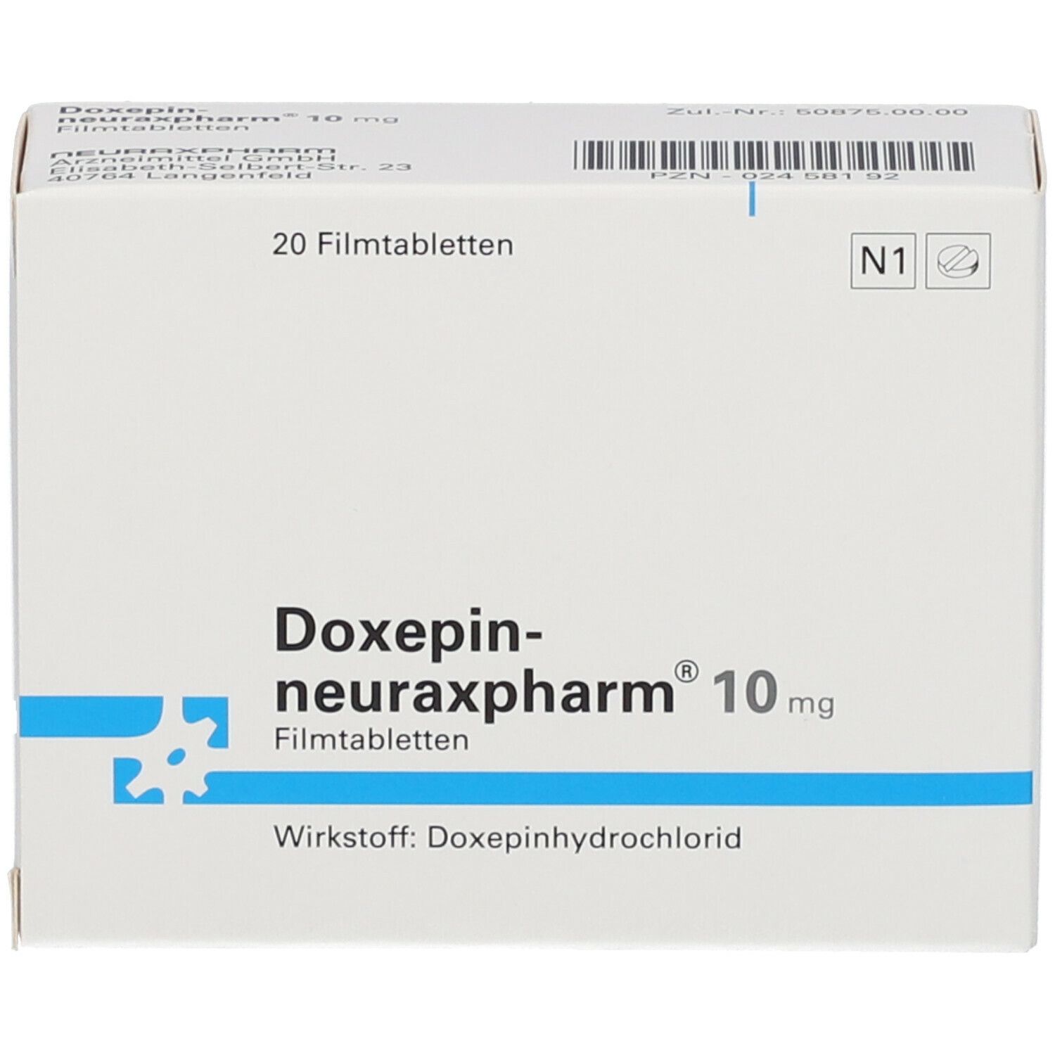 Doxepin-neuraxpharm® 10 mg
