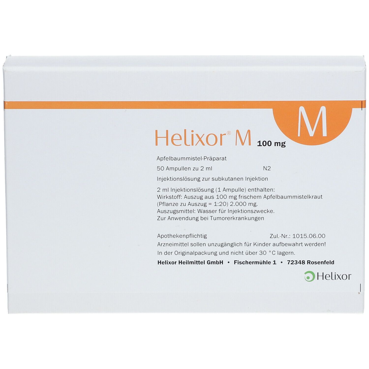 Helixor® M 100 Mg 50 St - Shop Apotheke