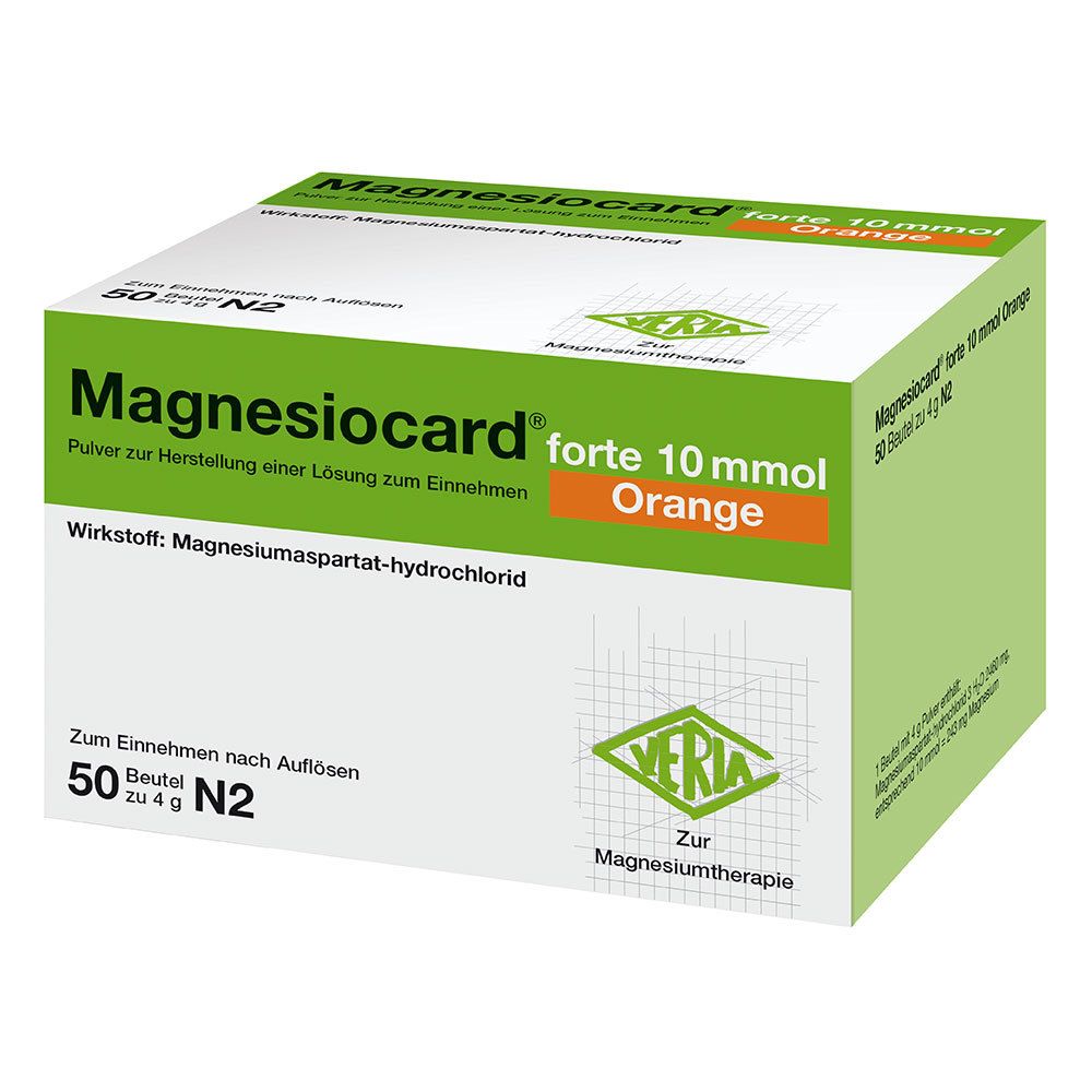 Magnesiocard forte 10mmol Orange Pulver