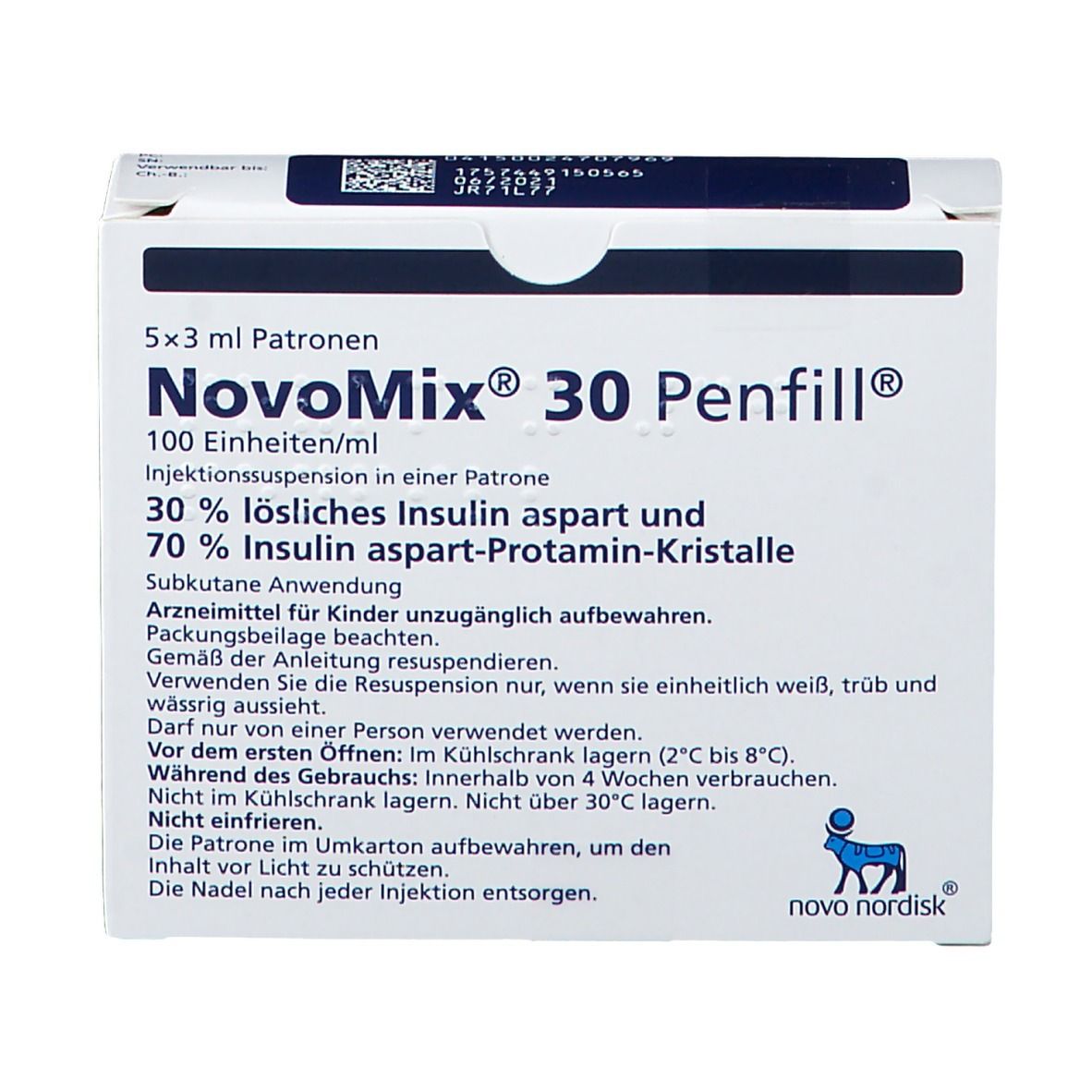 Novomix® 30 Penfill® 100 Einheiten/ml